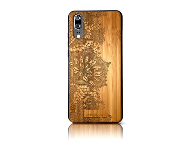 Coque arrière FLEURS Huawei P20